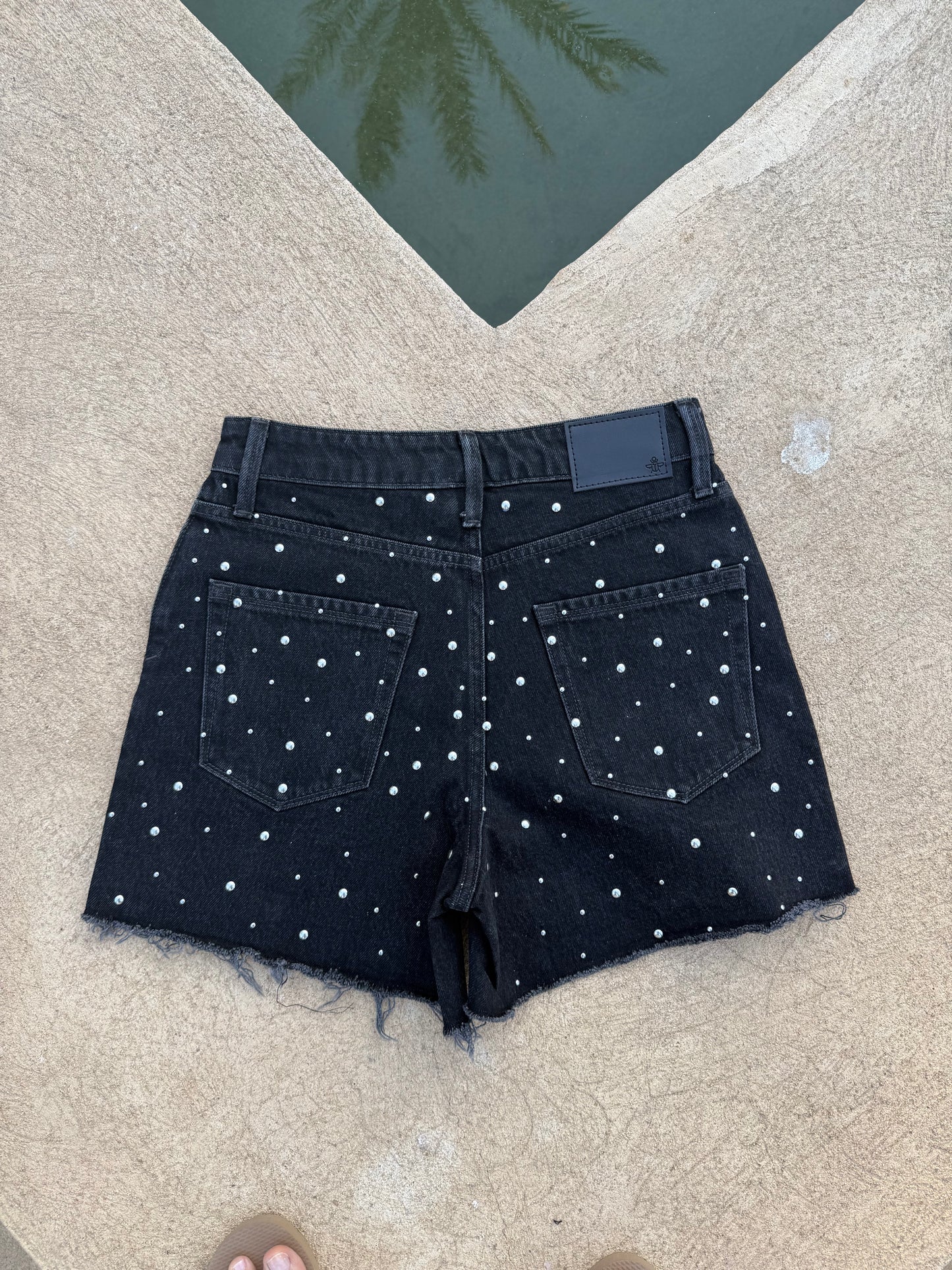 The Embellished Reworn Shorts
