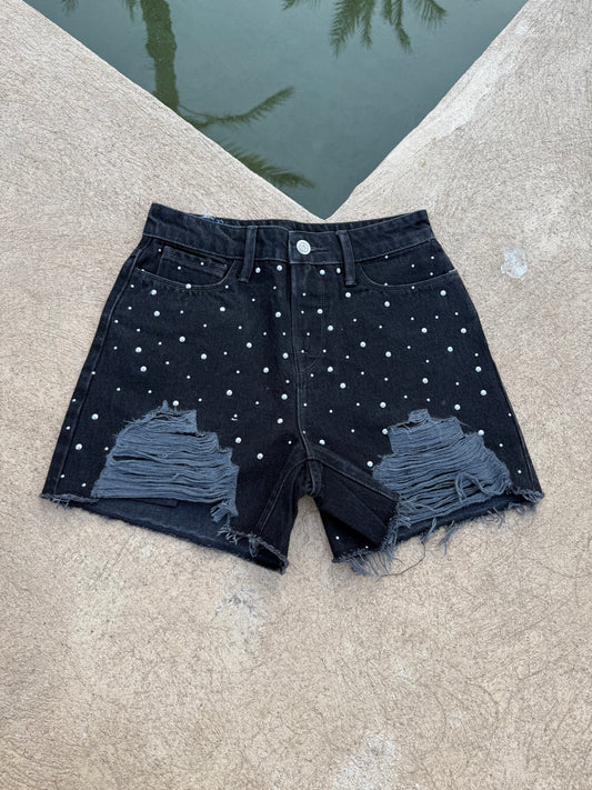 The Embellished Reworn Shorts