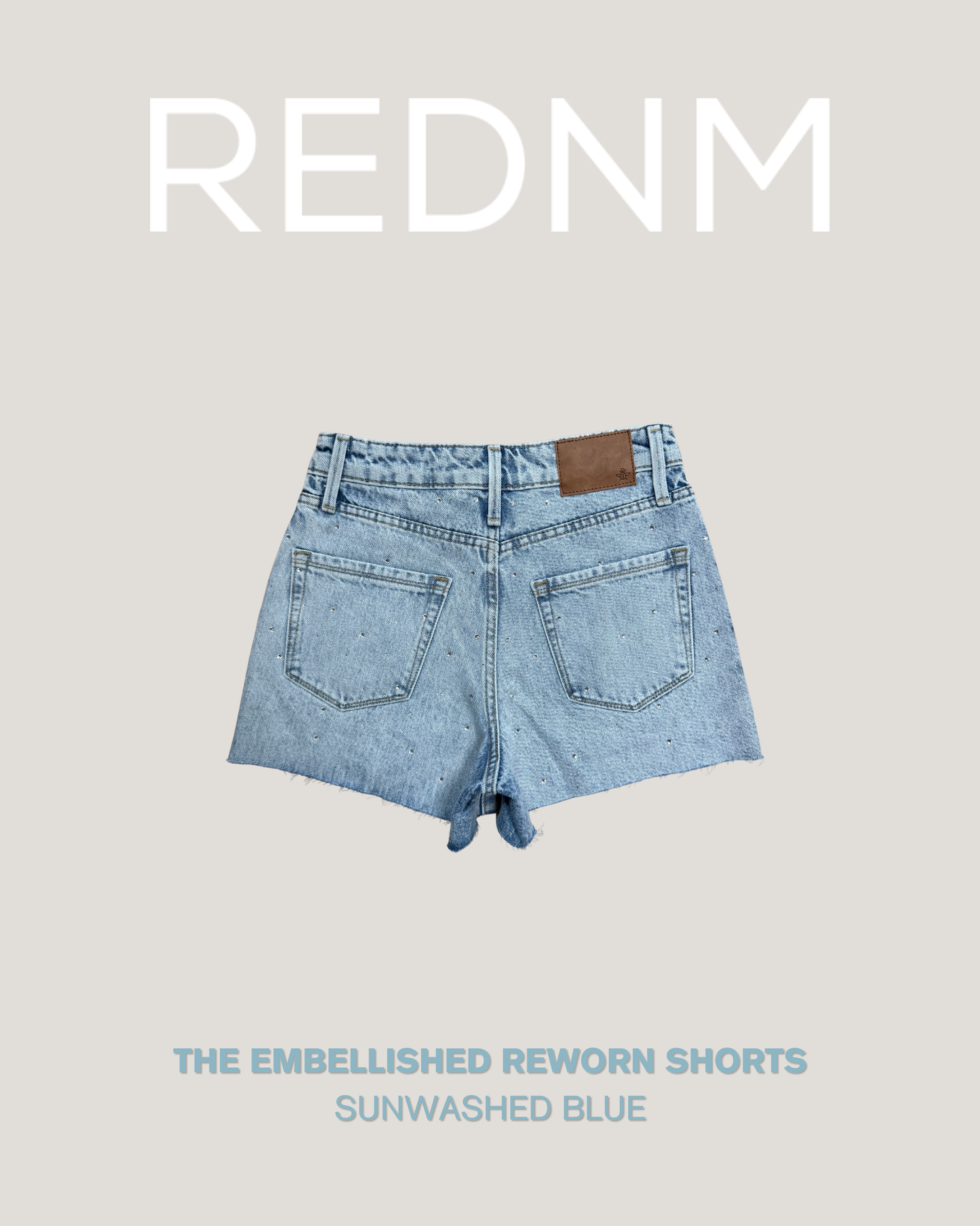 The Embellished Reworn Shorts